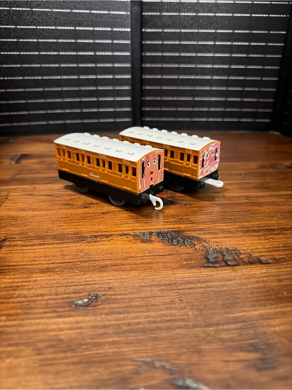 Annie and Clarabel. Made by Learning Curve